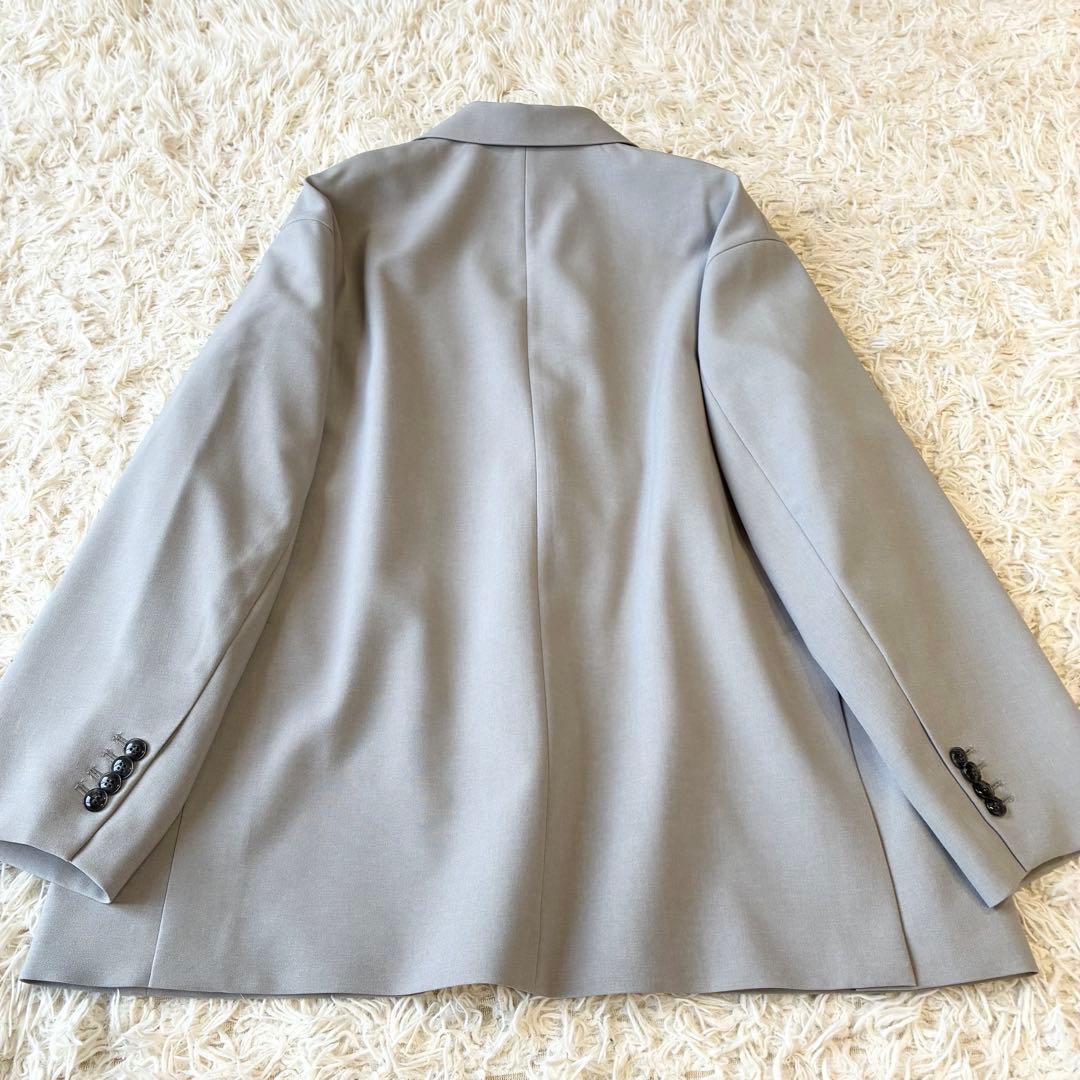 極美品 24SS スローブイエナ ドライポリボクシージャケット グレー 36