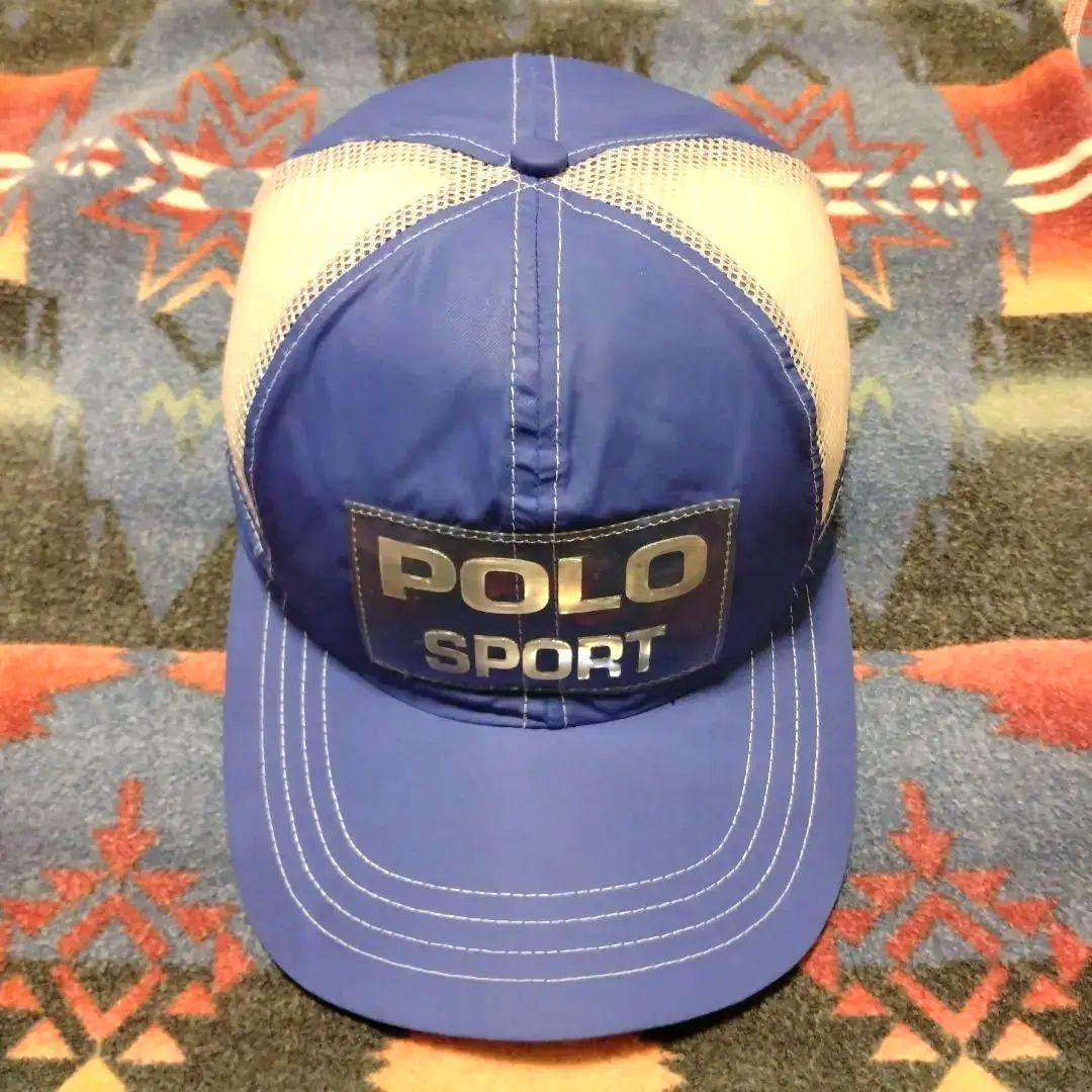 (希少) 90s Polo Sport Cap ナイロン製 サイドメッシュ