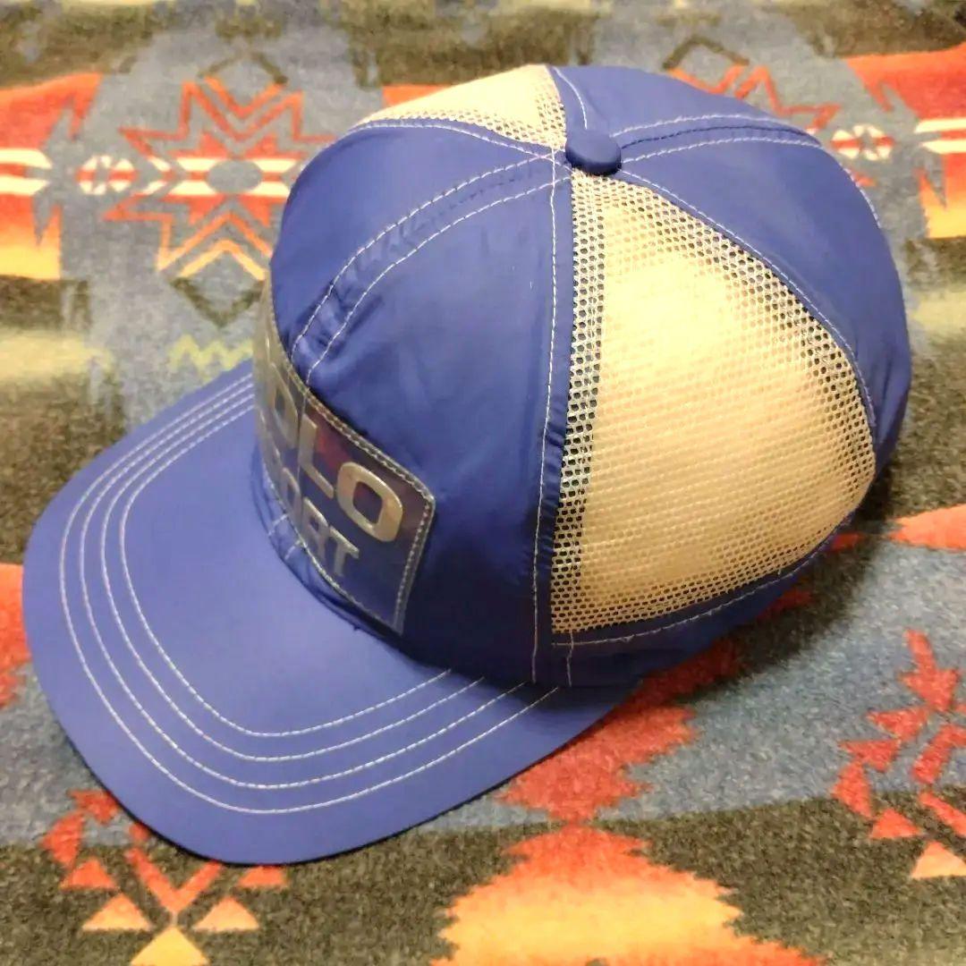(希少) 90s Polo Sport Cap ナイロン製 サイドメッシュ
