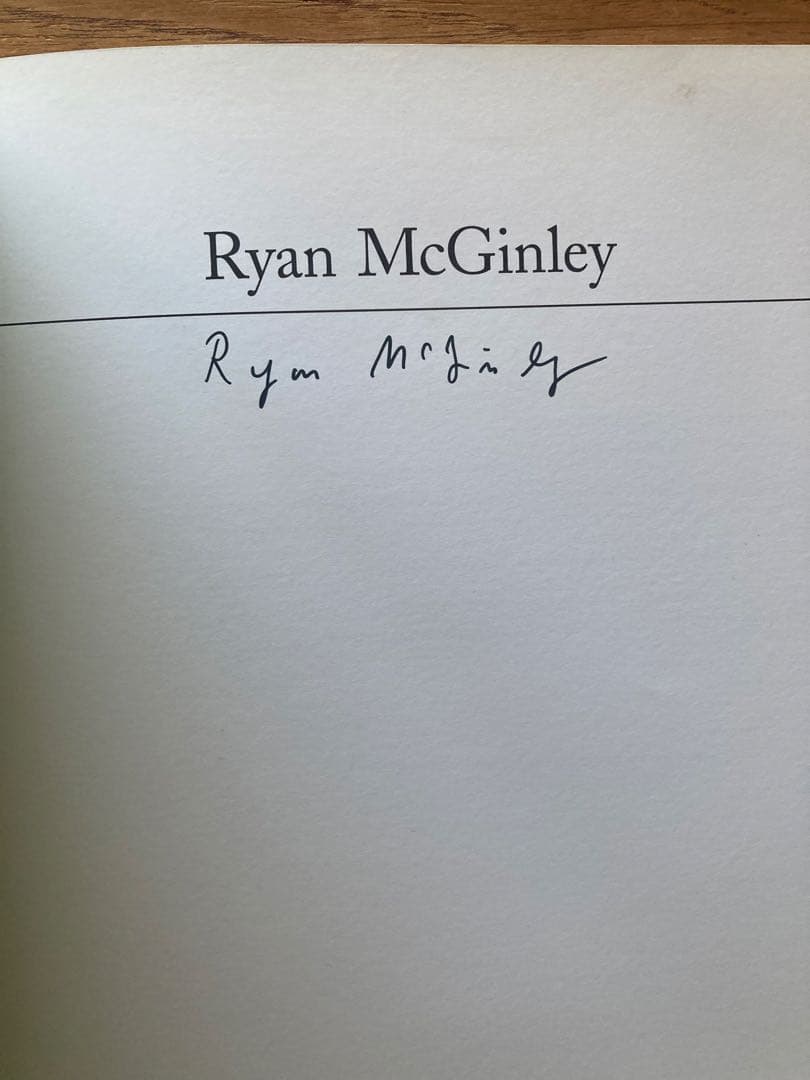Ryan McGinley サイン入り写真集