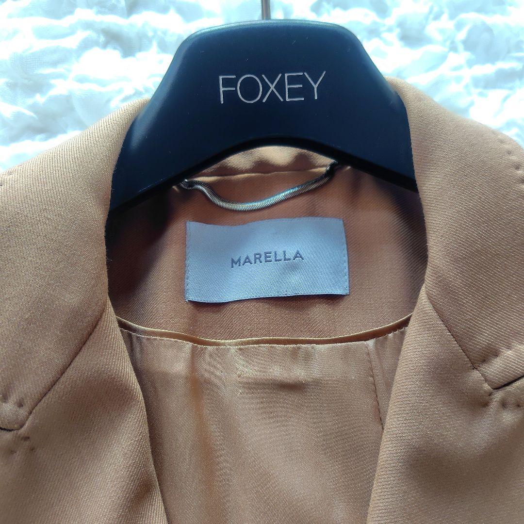 極美品　MaxMara　42　ダブルブレスト　ジャケット　ベージュ　近年モデル