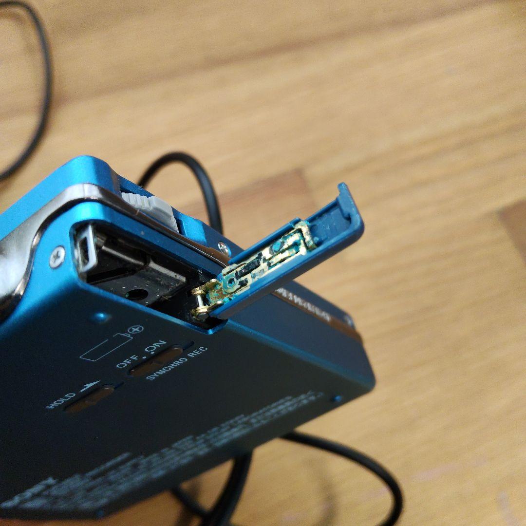 SONY ポータブル　MD レコーダー MZ-R900 青　ジャンク品