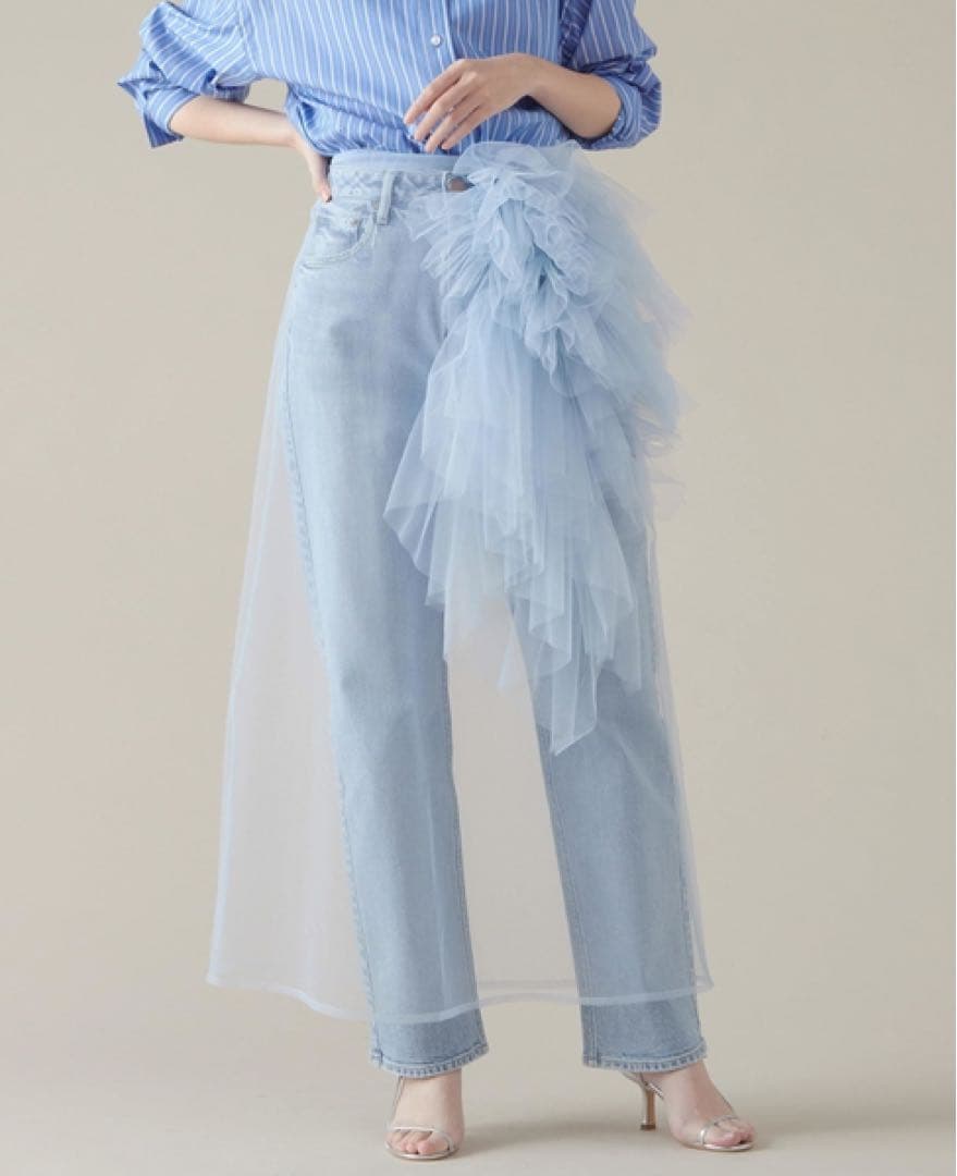 新品未使用【MARGE/マージ 】チュールオーバースカート