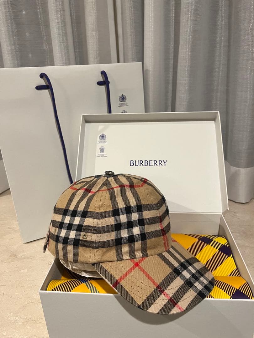 Burberry ヴィンテージチェック ベースボールキャップ