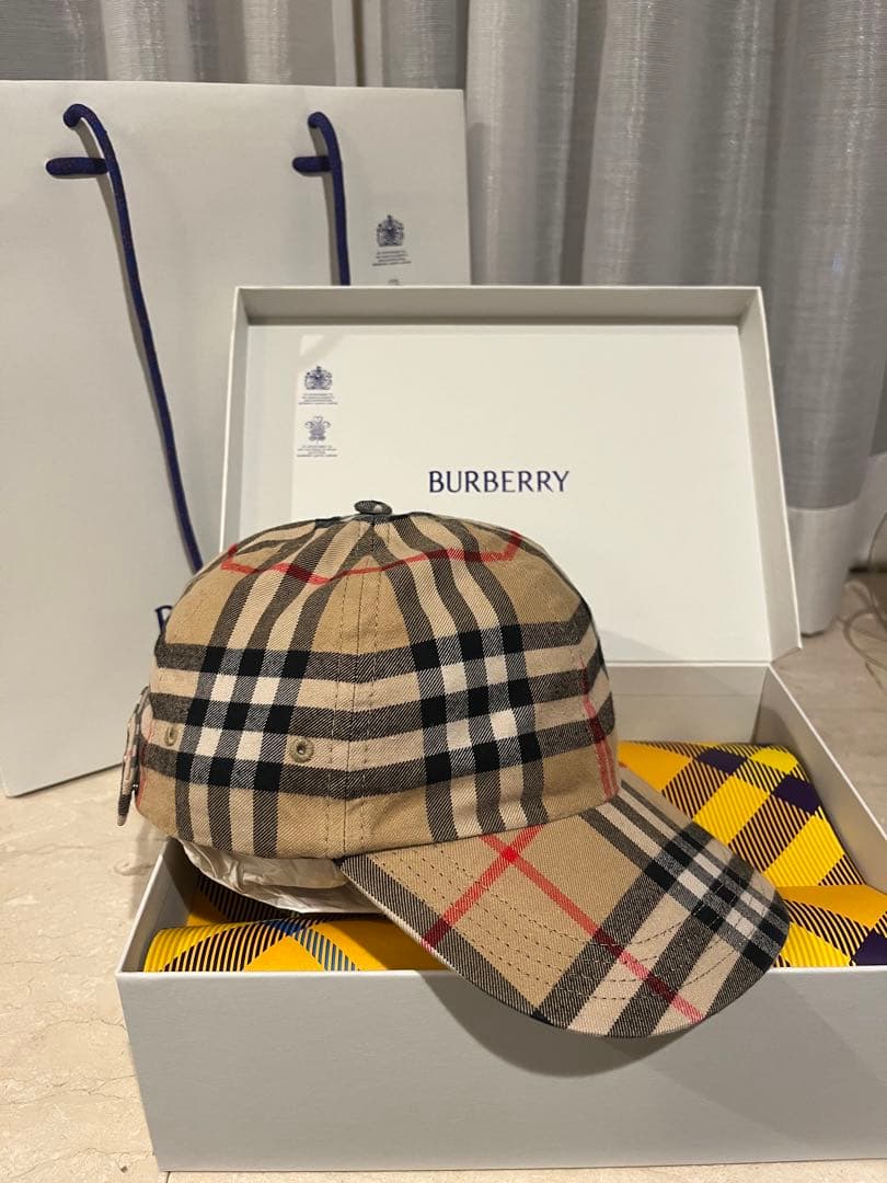 Burberry ヴィンテージチェック ベースボールキャップ