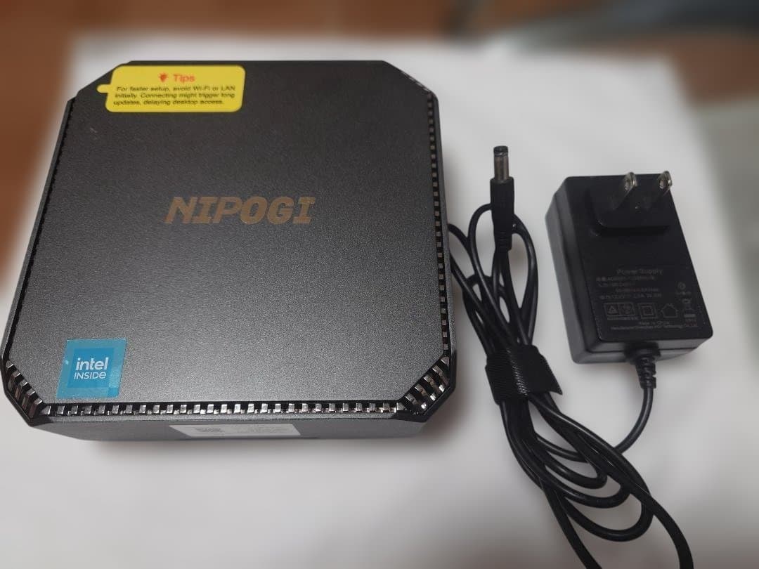 NIPOGI N100 ミニPC 8GB RAM 256GB　SSD
