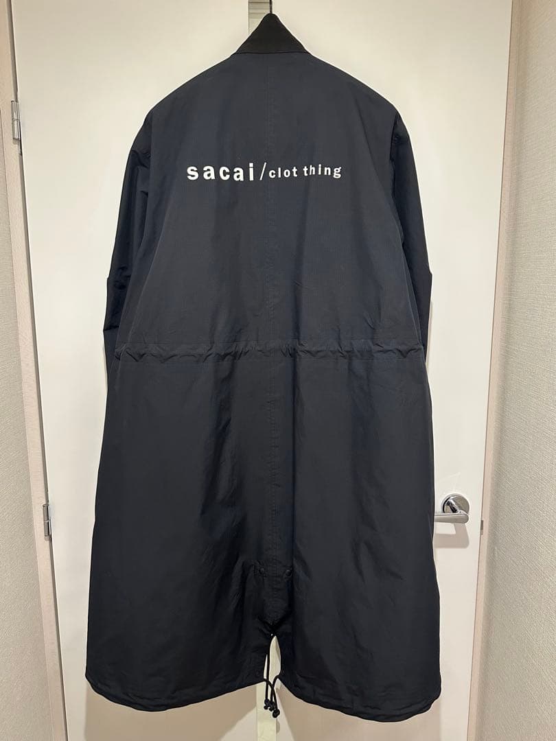 sacai x CLOT Reversible Coat BLACK サイズ 1