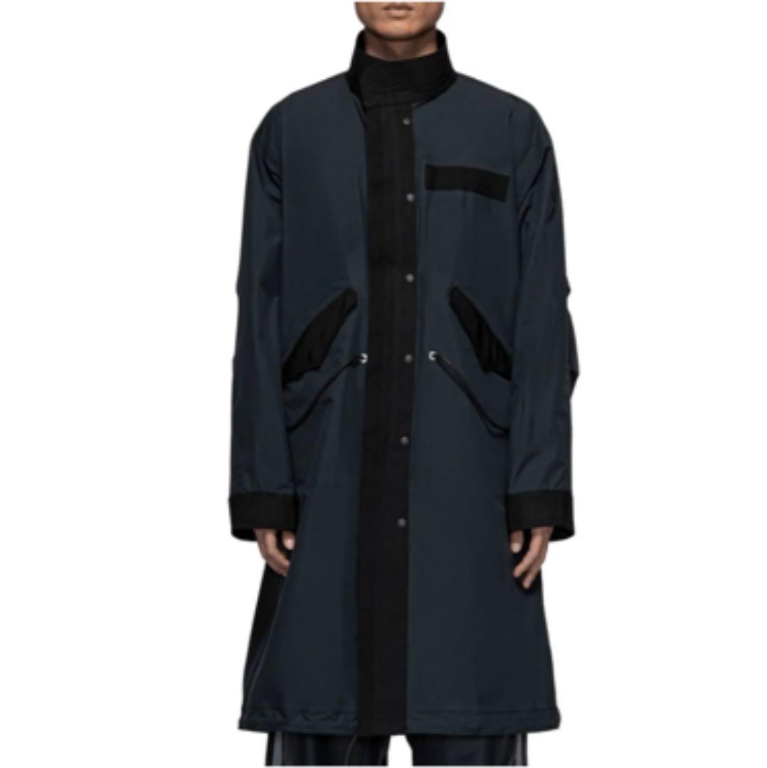 sacai x CLOT Reversible Coat BLACK サイズ 1