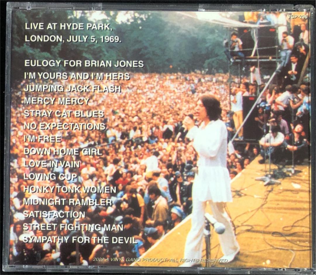 洋楽 ROLLING STONES IN THE PARK London 1969
