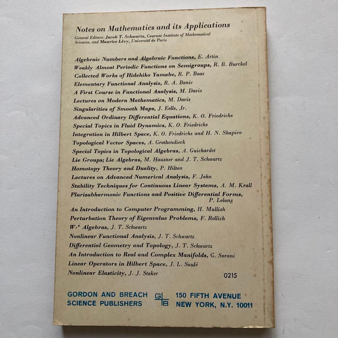 語学・辞書・学習参考書 anINTRODUCTIONtoREALandCOMPLEX MANIFOLDS