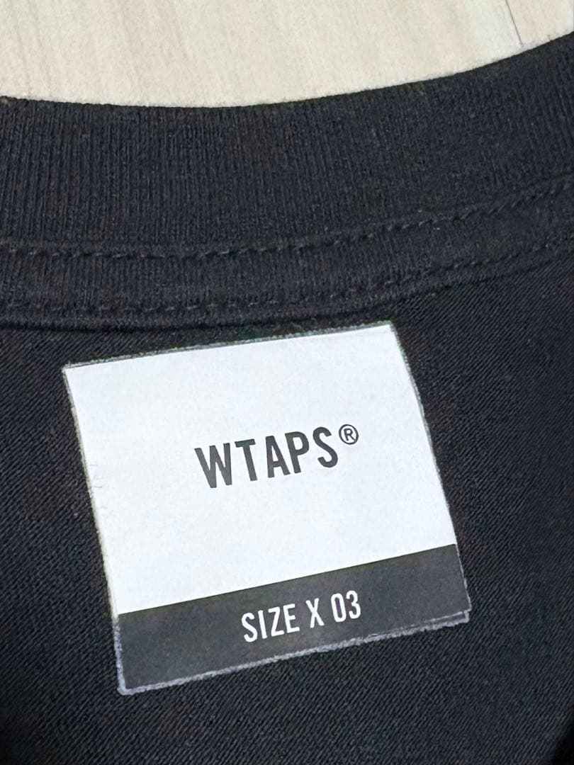 WTAPS ブラック Tシャツ サイズ X 03