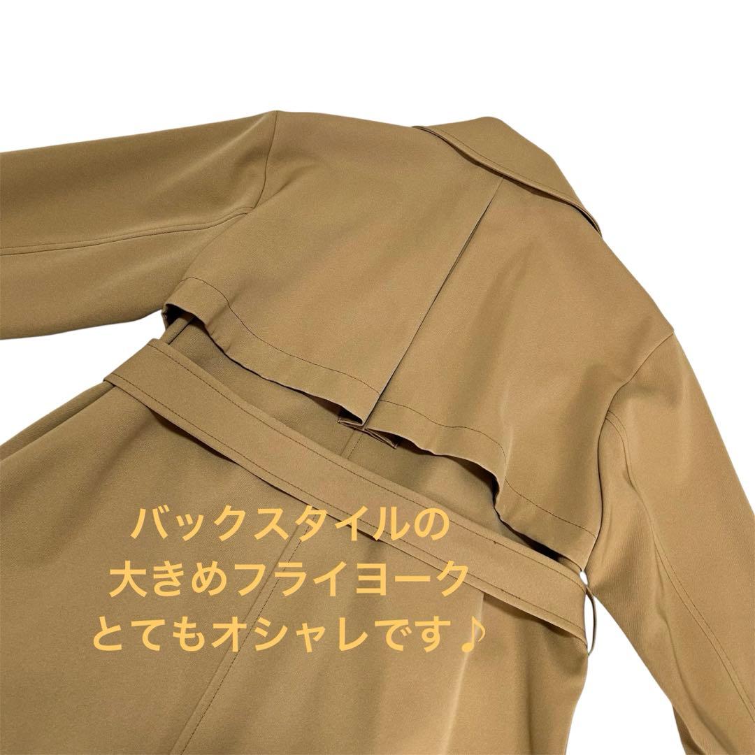 早い者勝ち　美品　自由区　ミドル丈　トレンチコート　キャメル　38サイズ