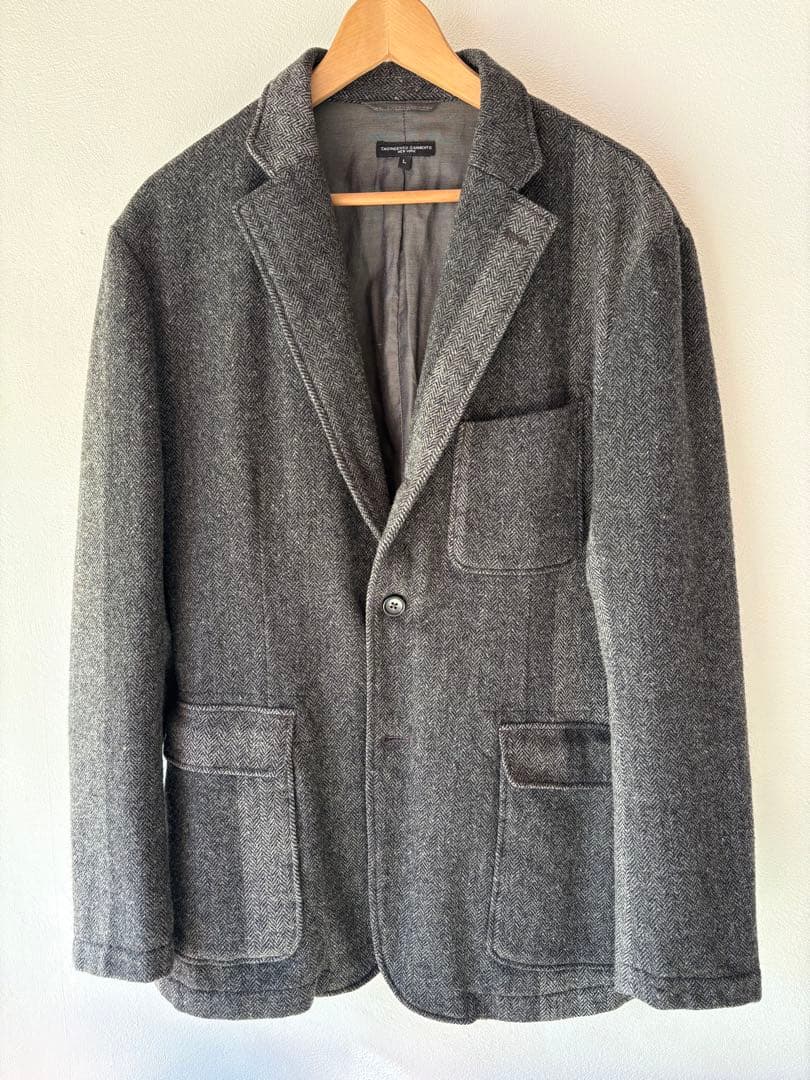 ワ*ウ様 ENGINEERED GARMENTS ヘリンボーンジャケット Lサイ