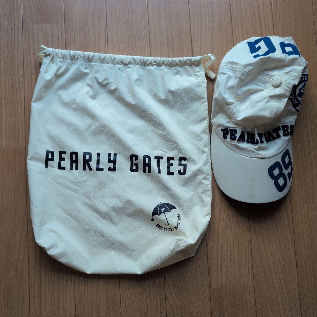 週末限定PEARLY GATES メンズレインウェア上下 4　キャップ付き