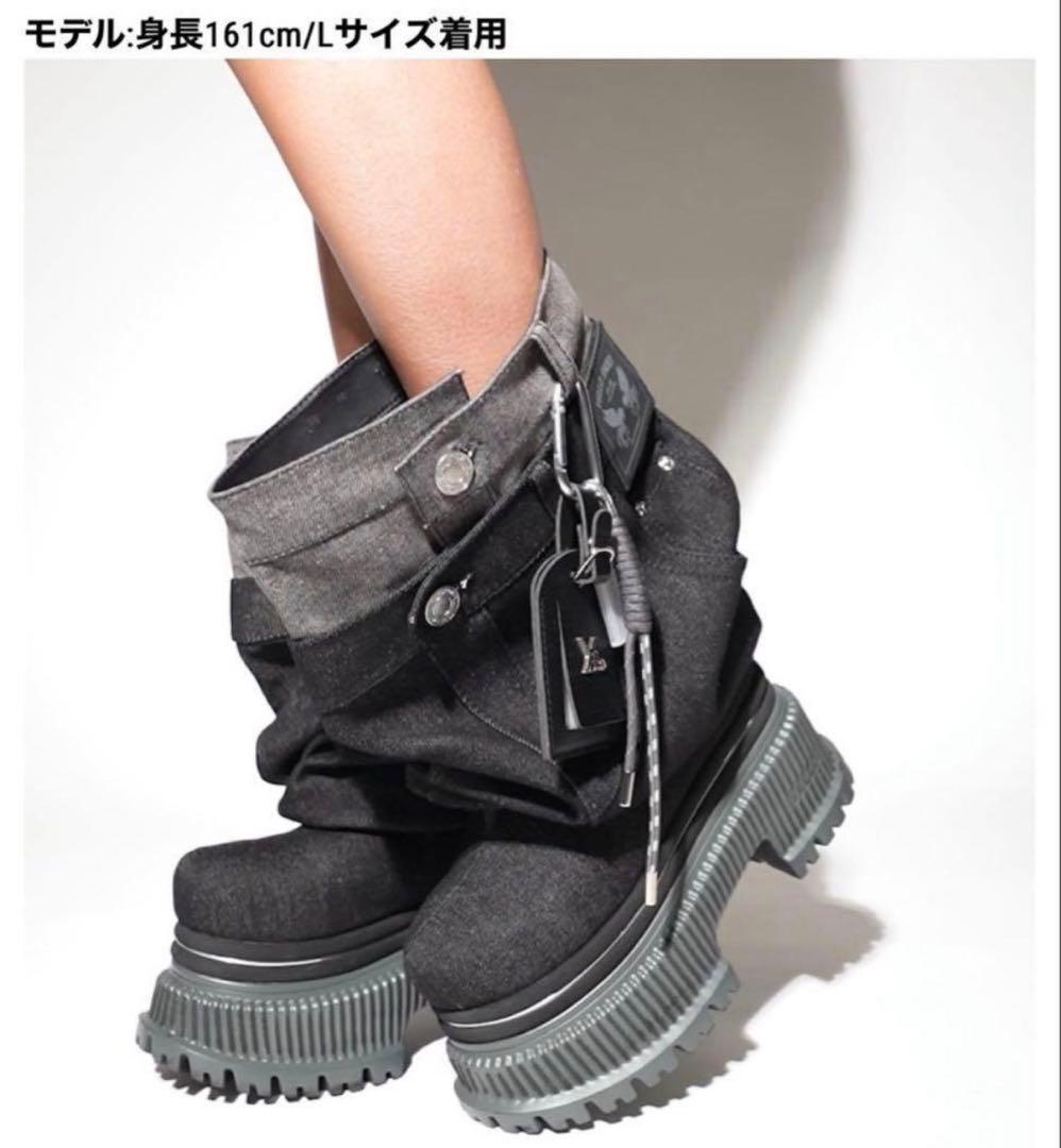 GIO PLATFORM SHORT BOOTS yello イエローブーツ L