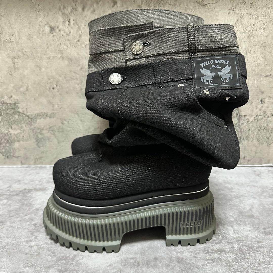 GIO PLATFORM SHORT BOOTS yello イエローブーツ L