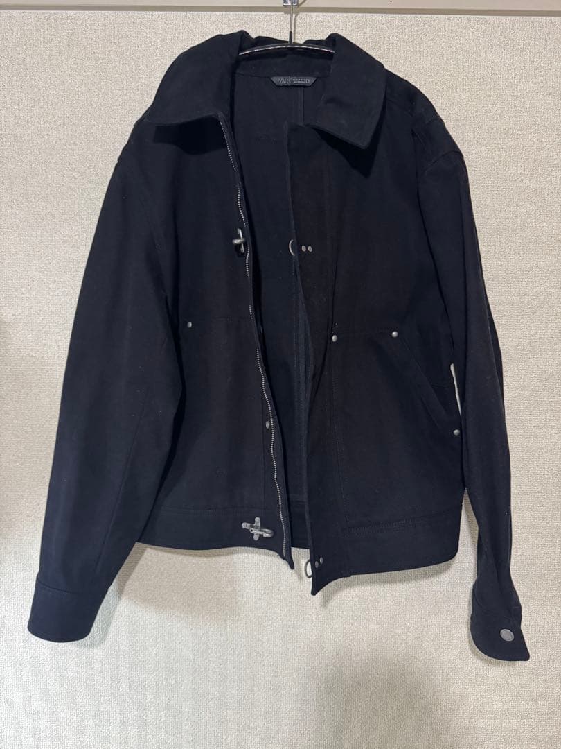 ZARA リラックスフィット トグルボタンジャケット M メンズ