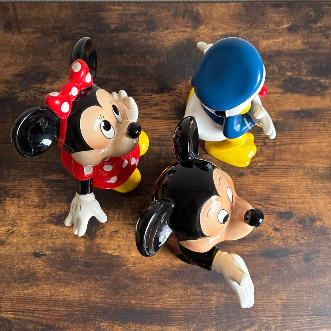 ディズニー　ミッキー　ミニー　ドナルド　フィギュア　ヴィンテージ　レトロ