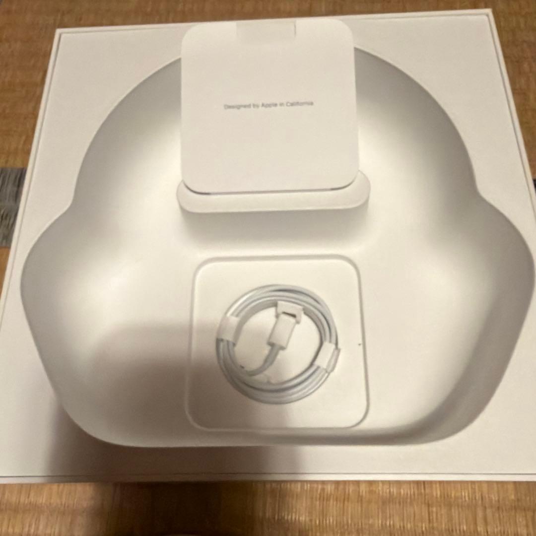 竹*ー様 新品AirPods Max シルバー 本体 専用ケース付き充電ケーブル