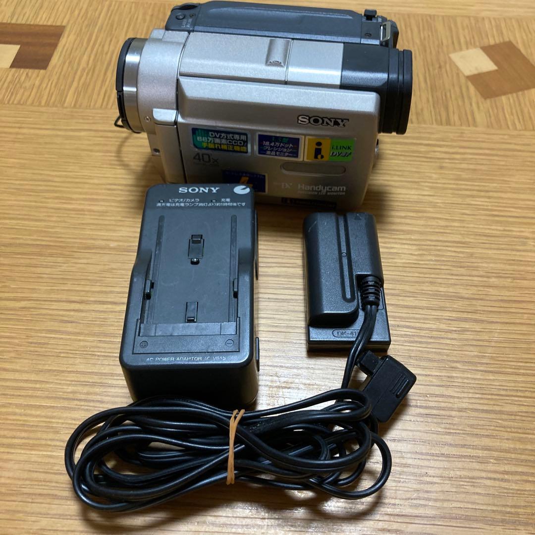Sony DCR-TRV5 NTSC 40倍ズーム ビデオカメラ　ミニDVテープ
