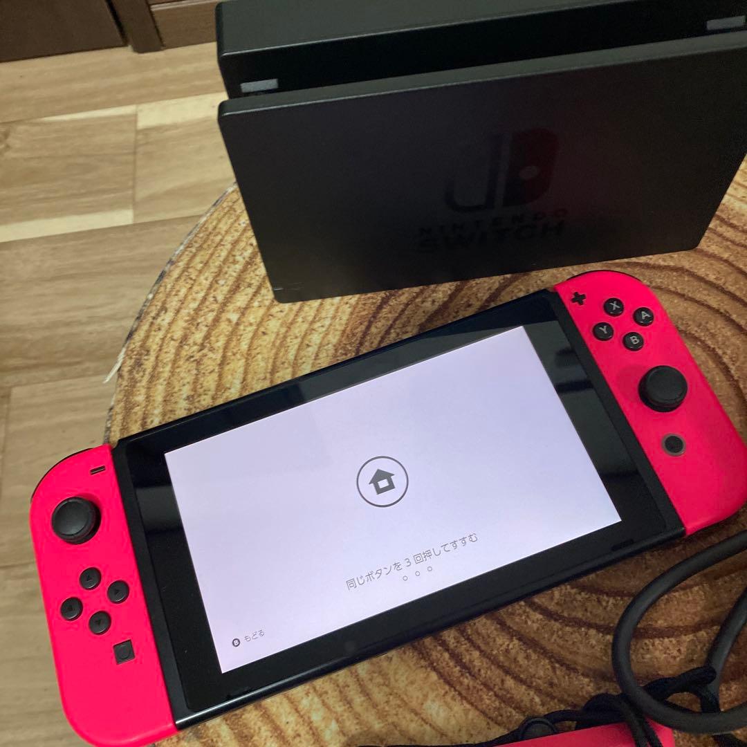 Nintendo Switch ニンテンドースイッチ本体　PNK 箱無し