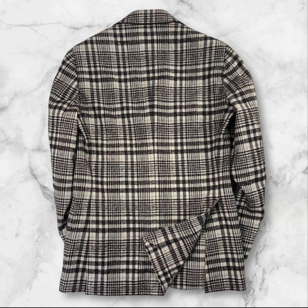 定価約13万 新品同様 LARDINI 3B段返 テーラードジャケット 42