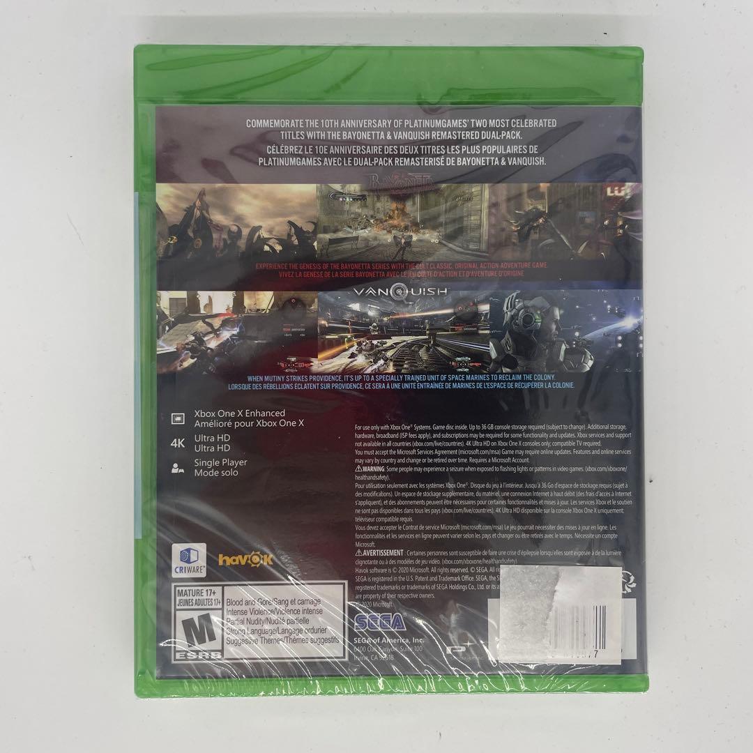 新品　XBOX ONE BAYONETTA & 10TH ANNIVERSARY