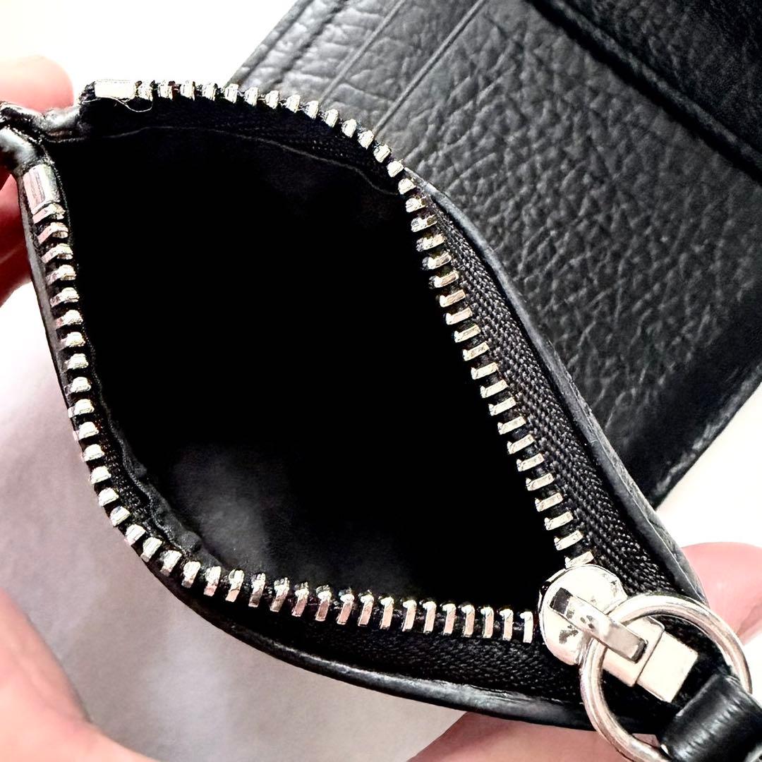Maison Margiela メゾンマルジェラ 三つ折り財布 ブラック　黒
