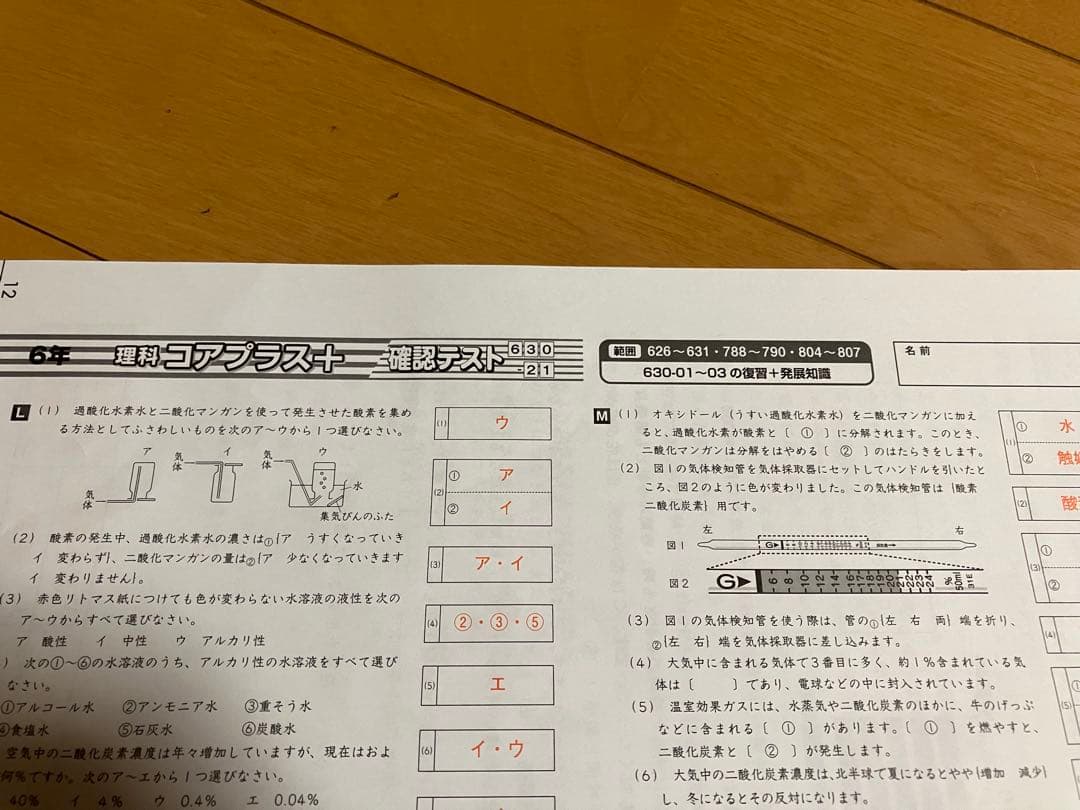 SAPIX 6年　理科 デイリーステップ　一年分