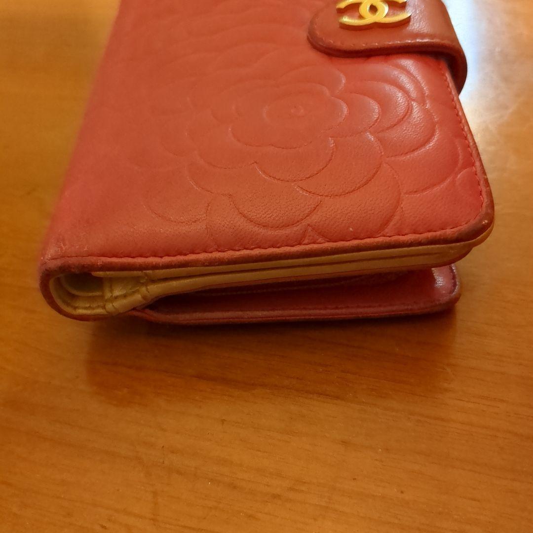 CHANEL ピンク 二つ折り財布