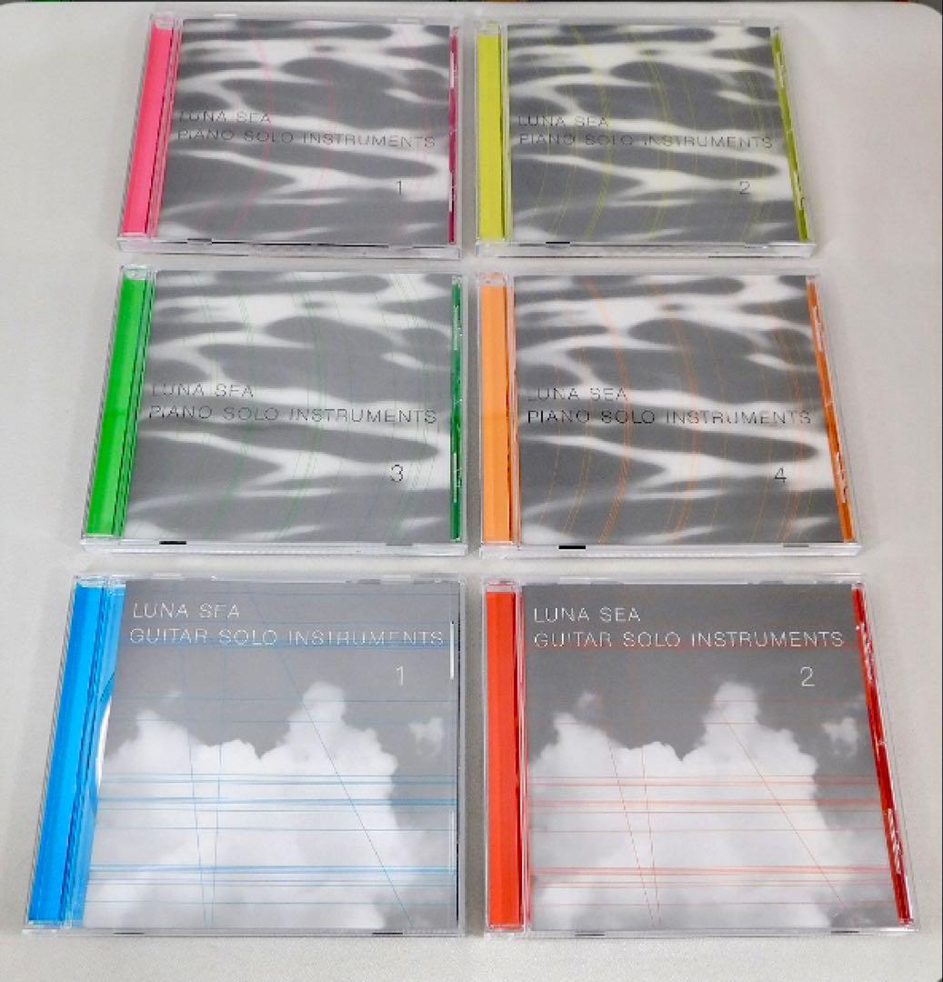LUNA SEA PIANO GUITAR INSTRUMENTS 6枚セット