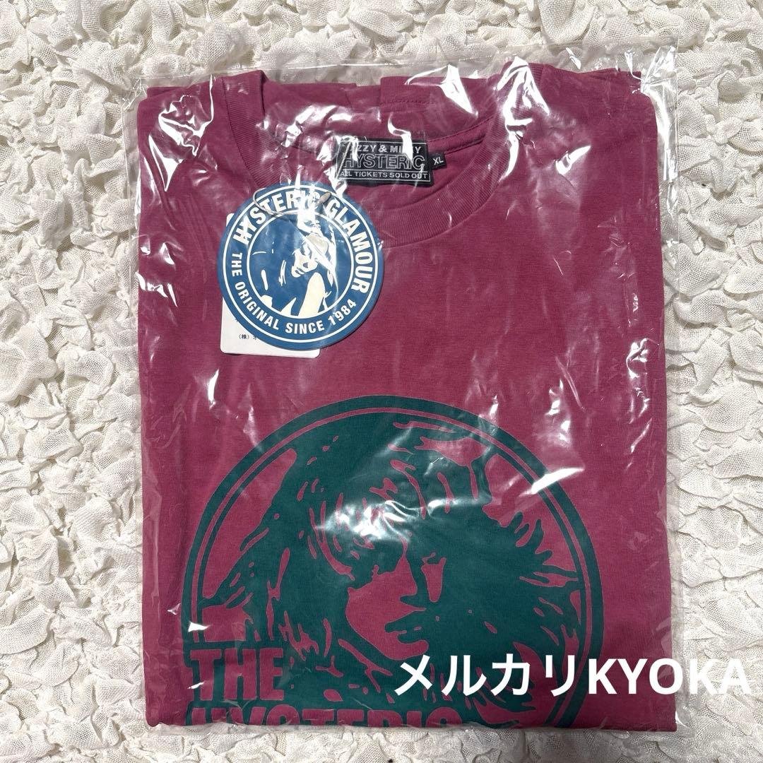 HYSTERIC GLAMOUR ヒステリックグラマー ヒスガール Tシャツ 紫