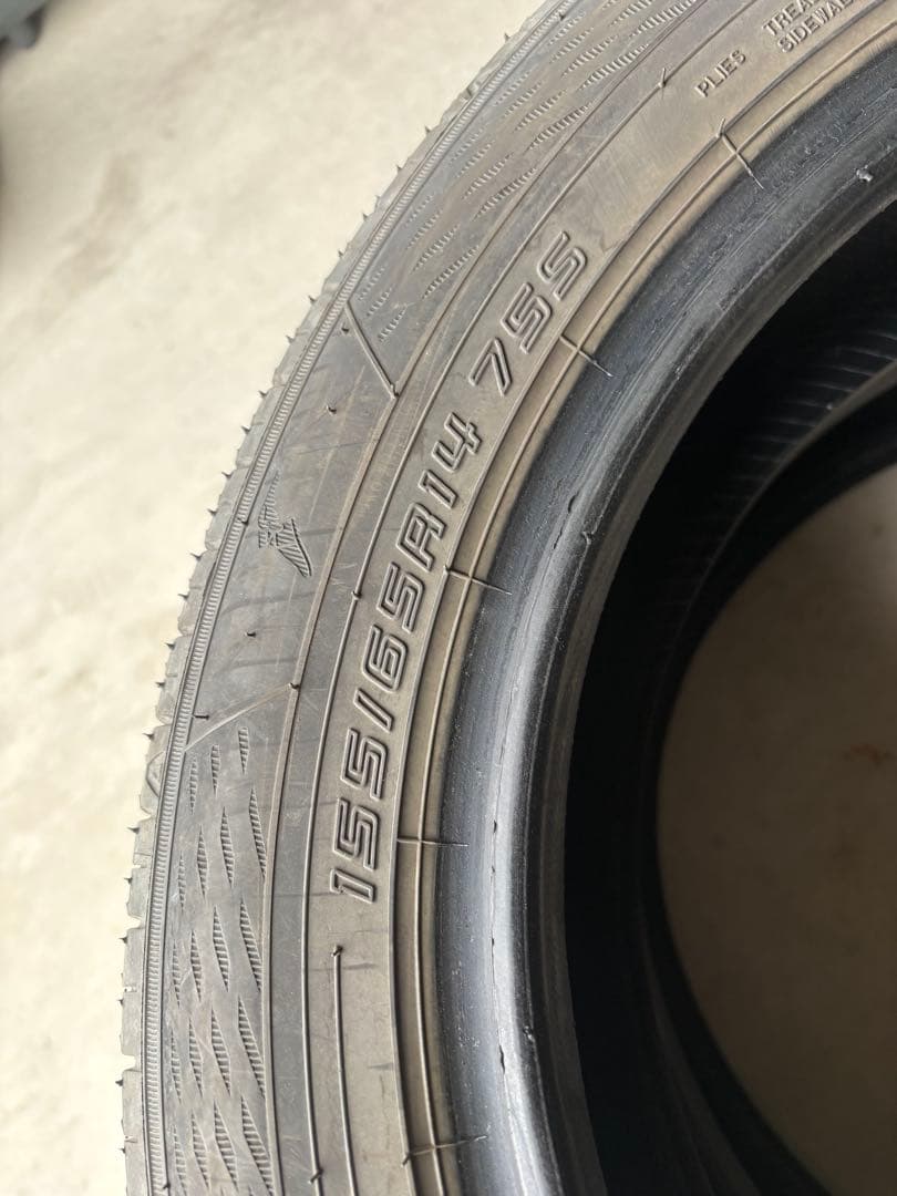 WEBERE　155/65/r14 23年製　goodyear