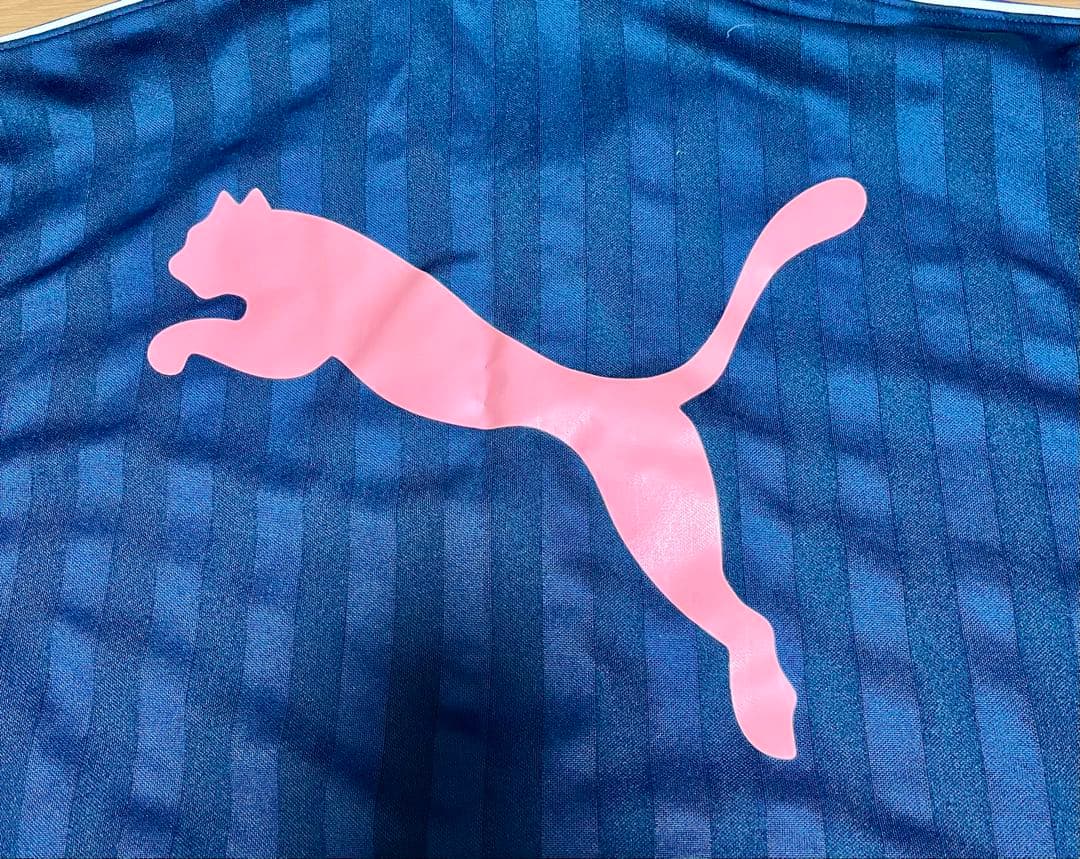 土日お値引き❗️【美品】PUMA ジャージ上下セット ネイビー/ピンク