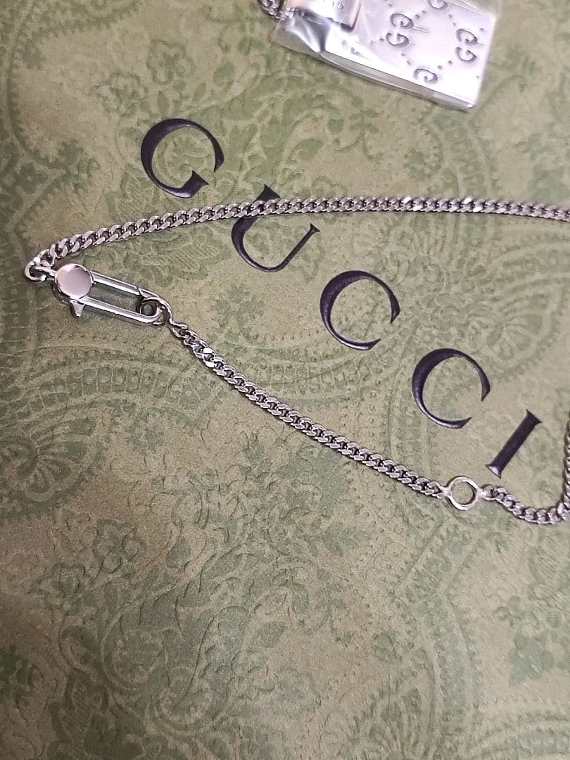 専用　新品グッチ GUCCI ネックレスグッチゴースト シルバー