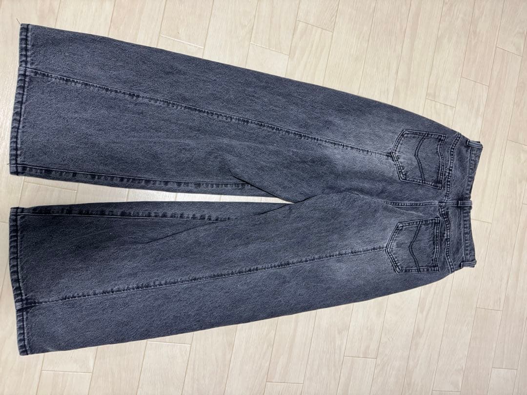 ［美品］スナイデル デザイン ワイドデニム