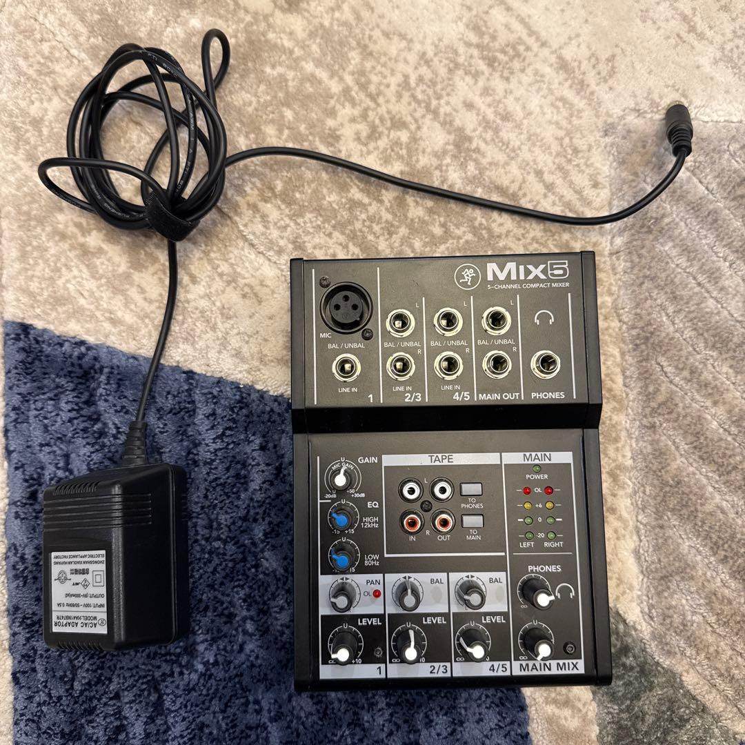 MACKIE MIX5 コンパクト アナログ ミキサー マッキー Mixer