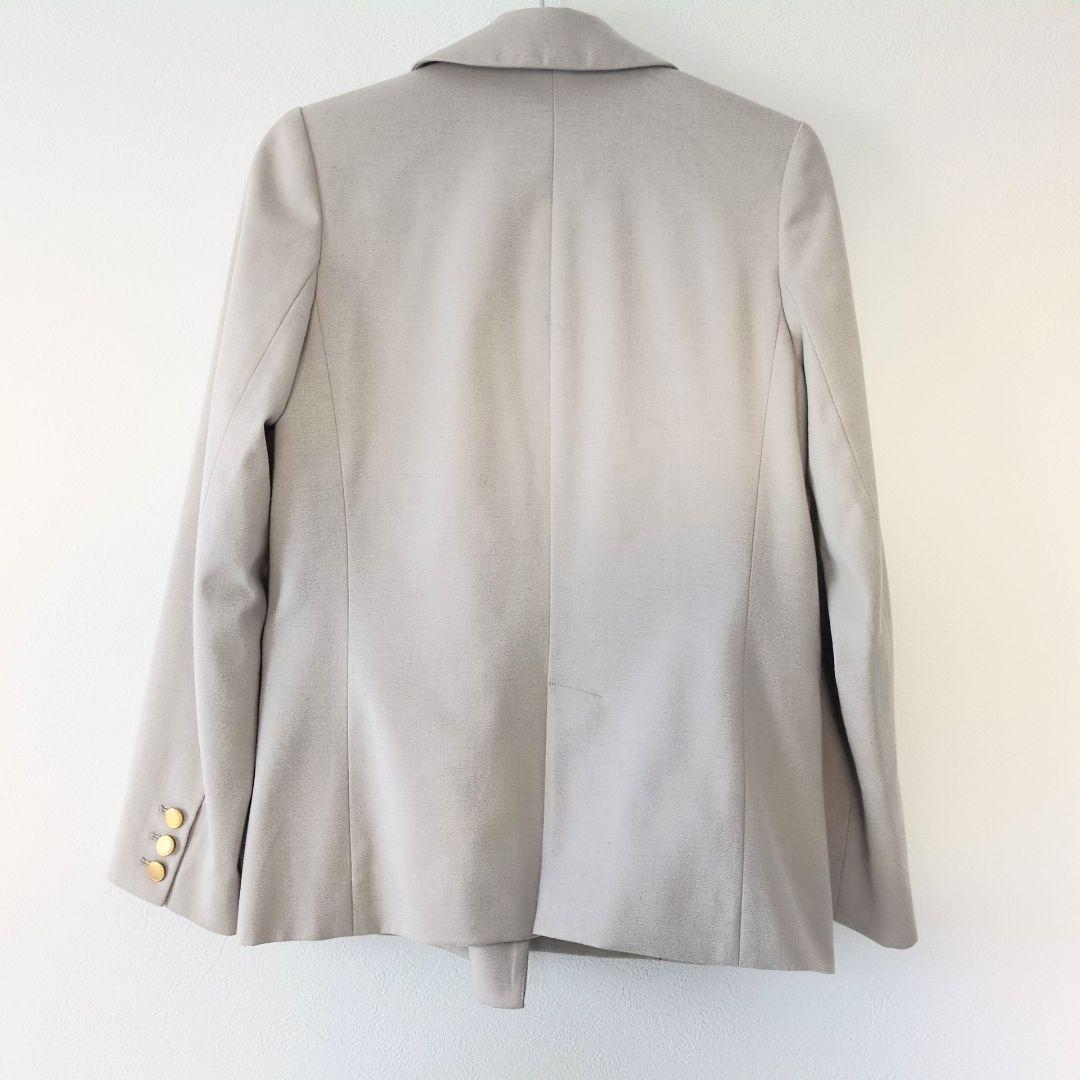 《美品》SNIDEL　スタンダード　ジャケット　金ボタン　ダブル　ライトベージュ