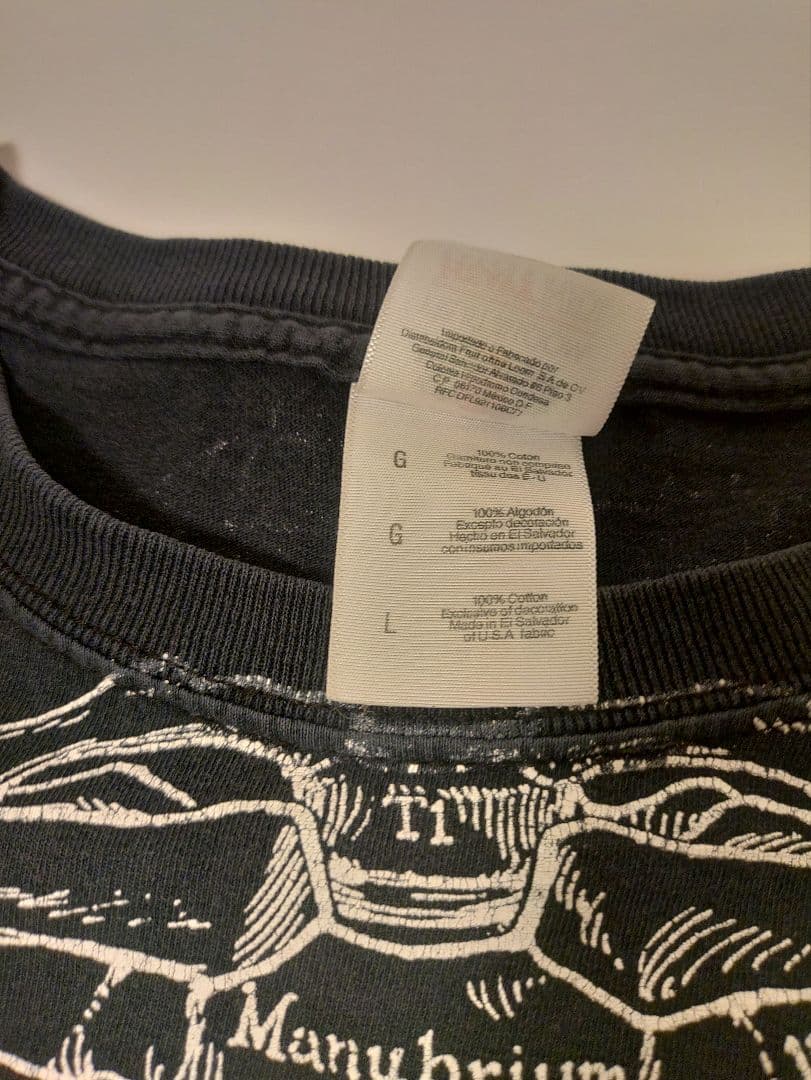 Leslie Arwin Skeleton tシャツ L