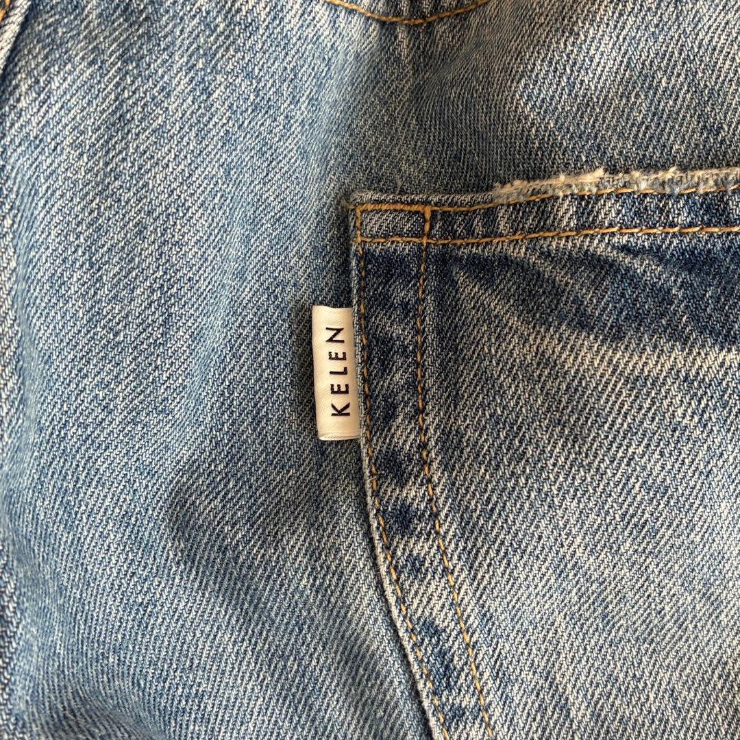 kelen　イージーデニムパンツ“ROY”　テーパードデニム　size M