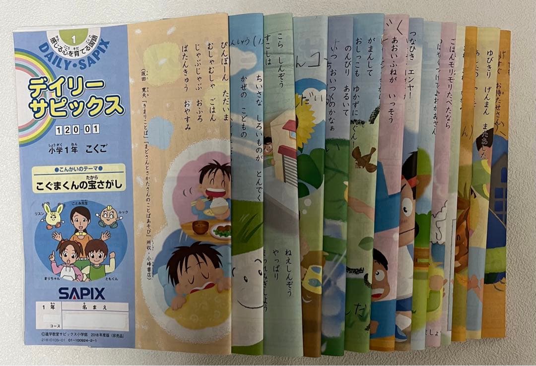 サピックス ディリー　１年生 教材 テキスト　算数・国語フルセット
