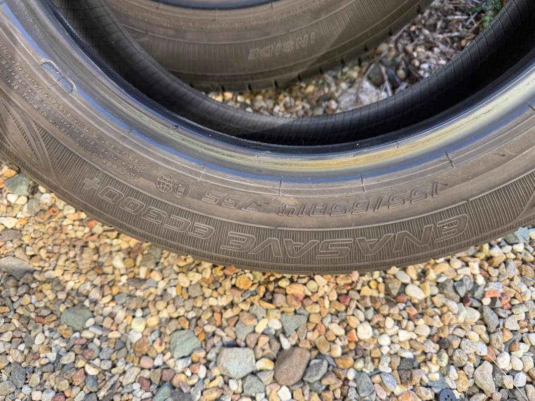 155/65R14 DUNLOP ENASAVE EC300+ 送料込み