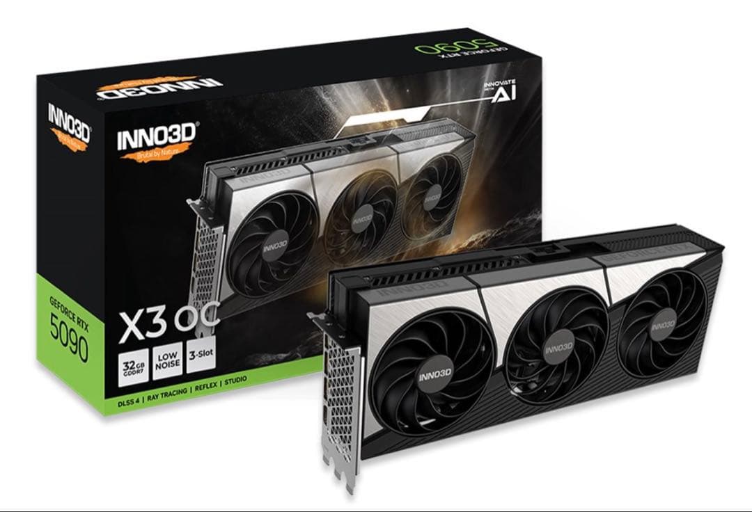【新品未開封】INNO3D GeForce RTX 5090 X3 32GB