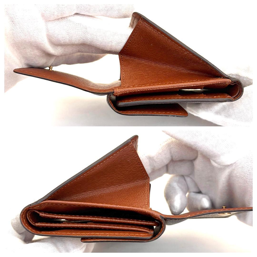 【鑑定済】Wホック ルイヴィトン モノグラム ポルトモネ ビエ カルトクレディ