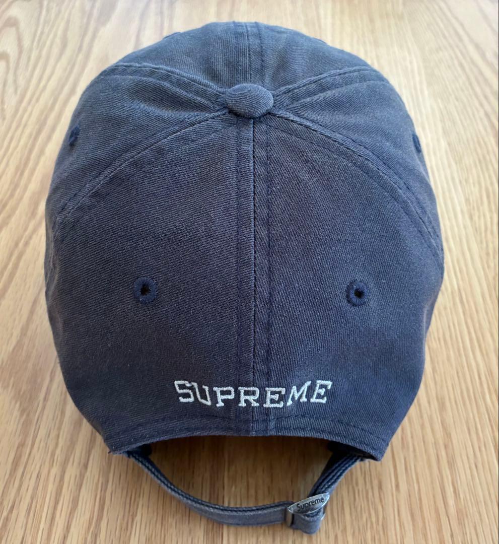 Supreme シュプリーム BleachedChino 6Panel ネイビー