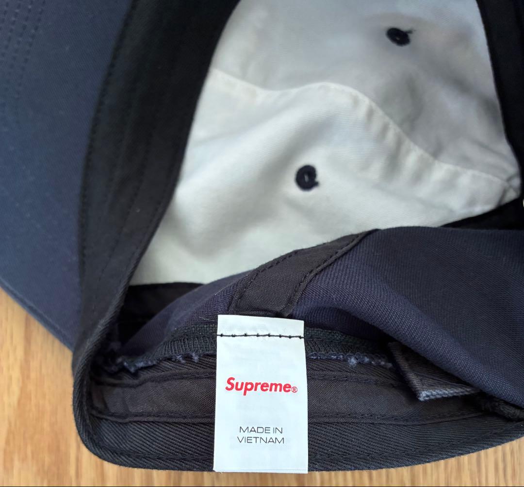 Supreme シュプリーム BleachedChino 6Panel ネイビー