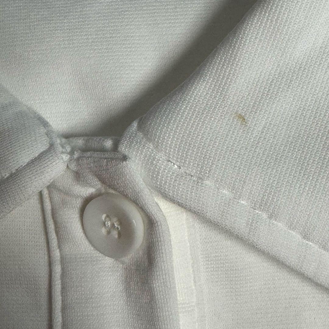 ペリキュール　PELLICULE lettering polo T ホワイト