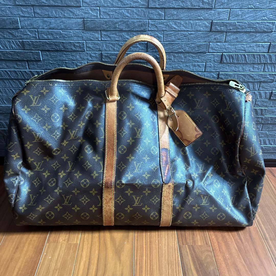 【正規品】Louis Vuitton ボストンバッグ キーポル55 ブラウン