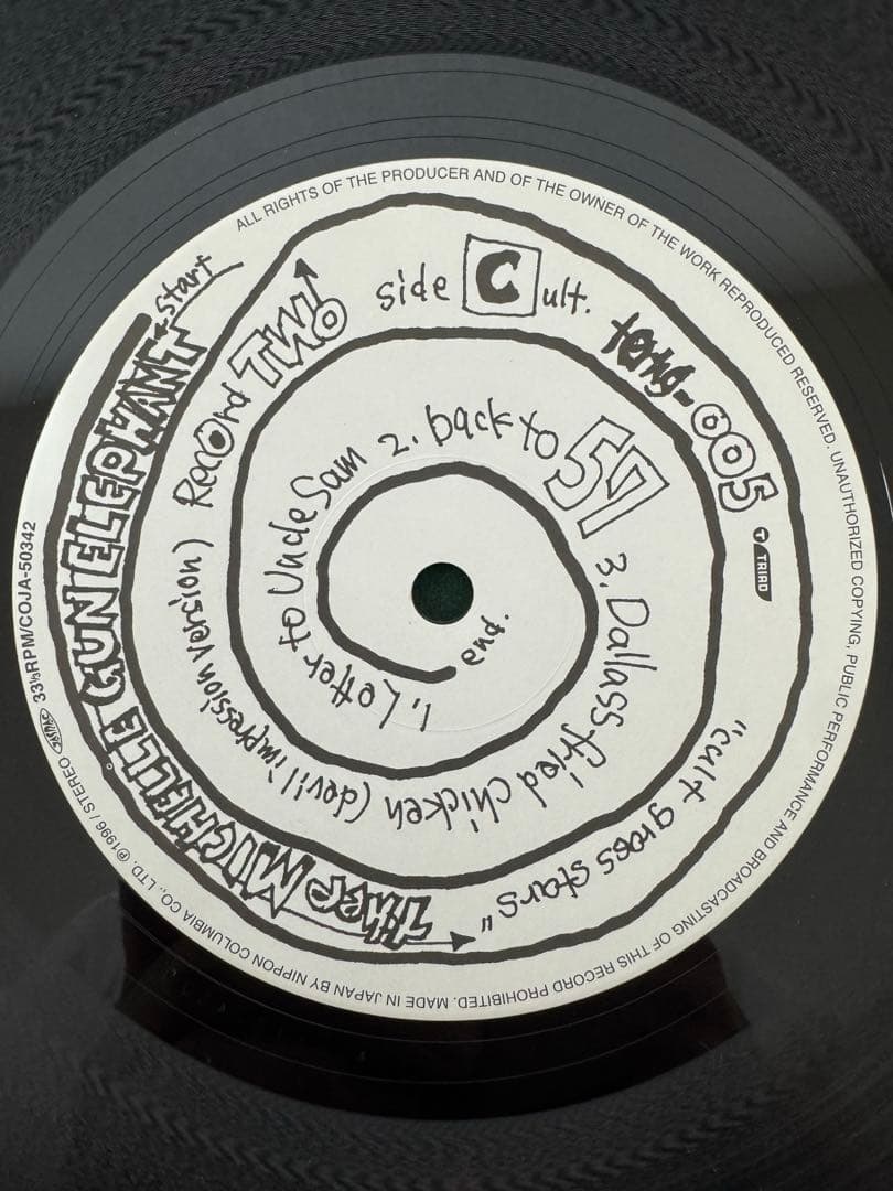 THEE MICHLLE GUN ELEPHANT レコード③ 2000年