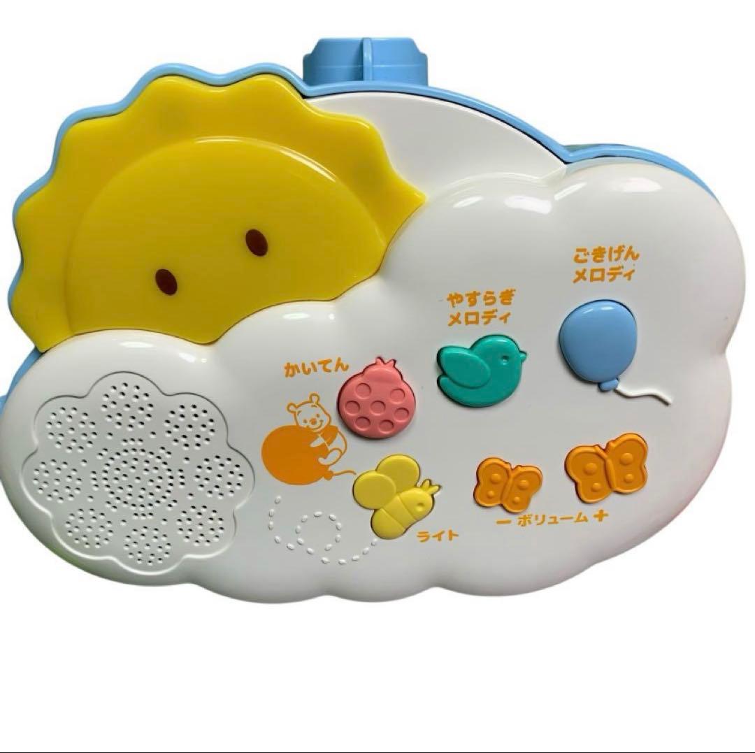 【部品完品】くまのプーさんえらべる回転6wayジムにへんしんメリー